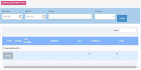 Consultation des ventes